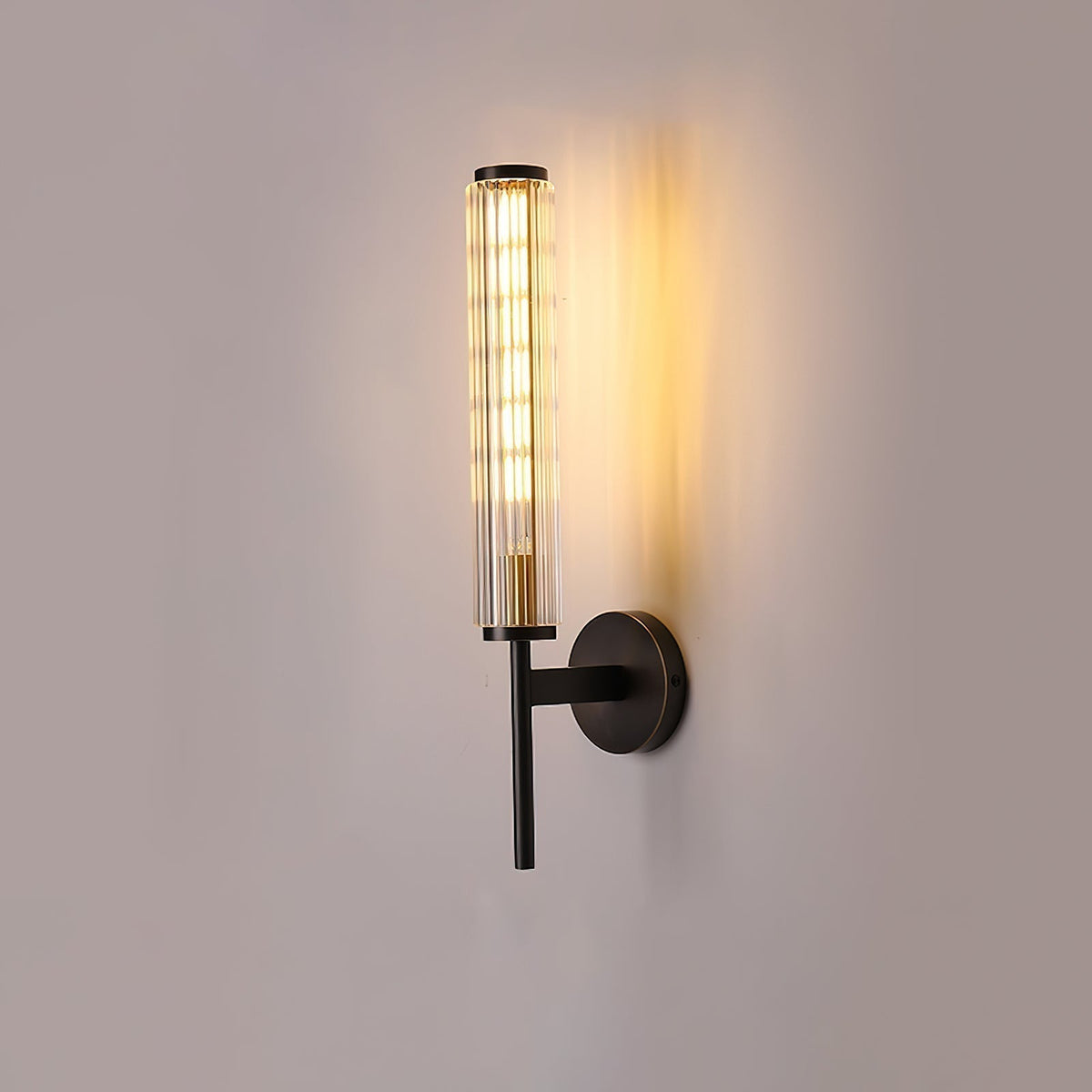 Seveno Applique Murale Linéaire en Laiton et Verre Premium-Cielum