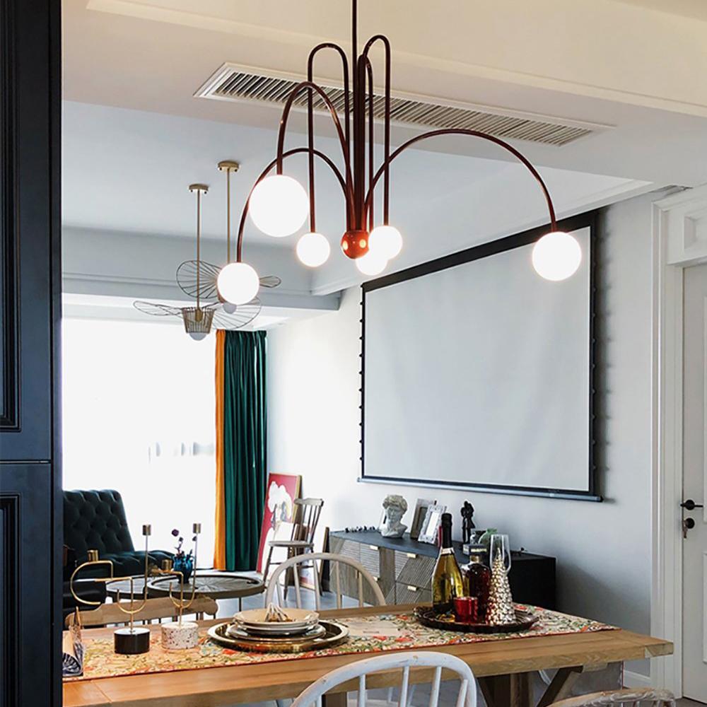 Kirixy Lustre Globe Moderne-Cielum