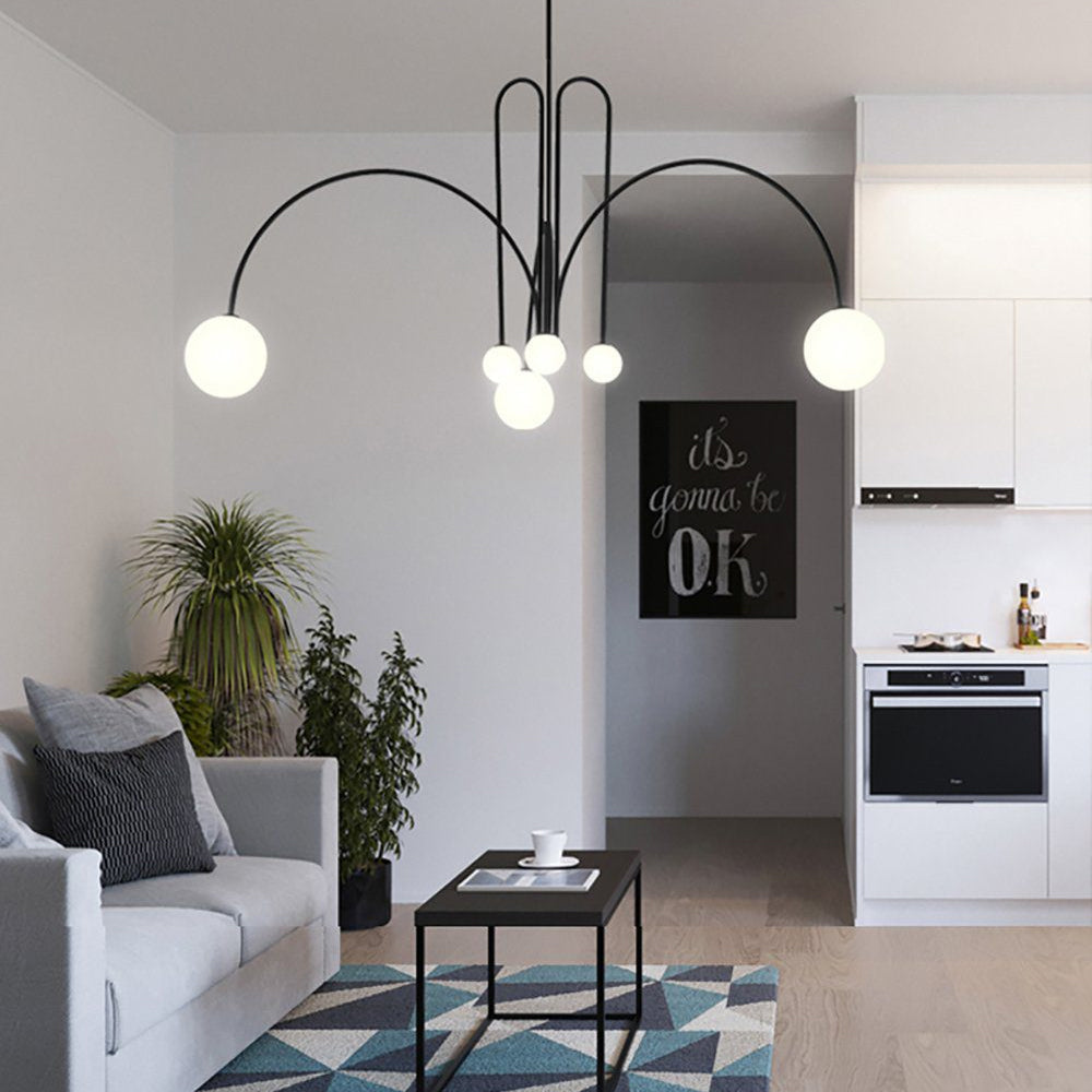 Kirixy Lustre Globe Moderne-Cielum