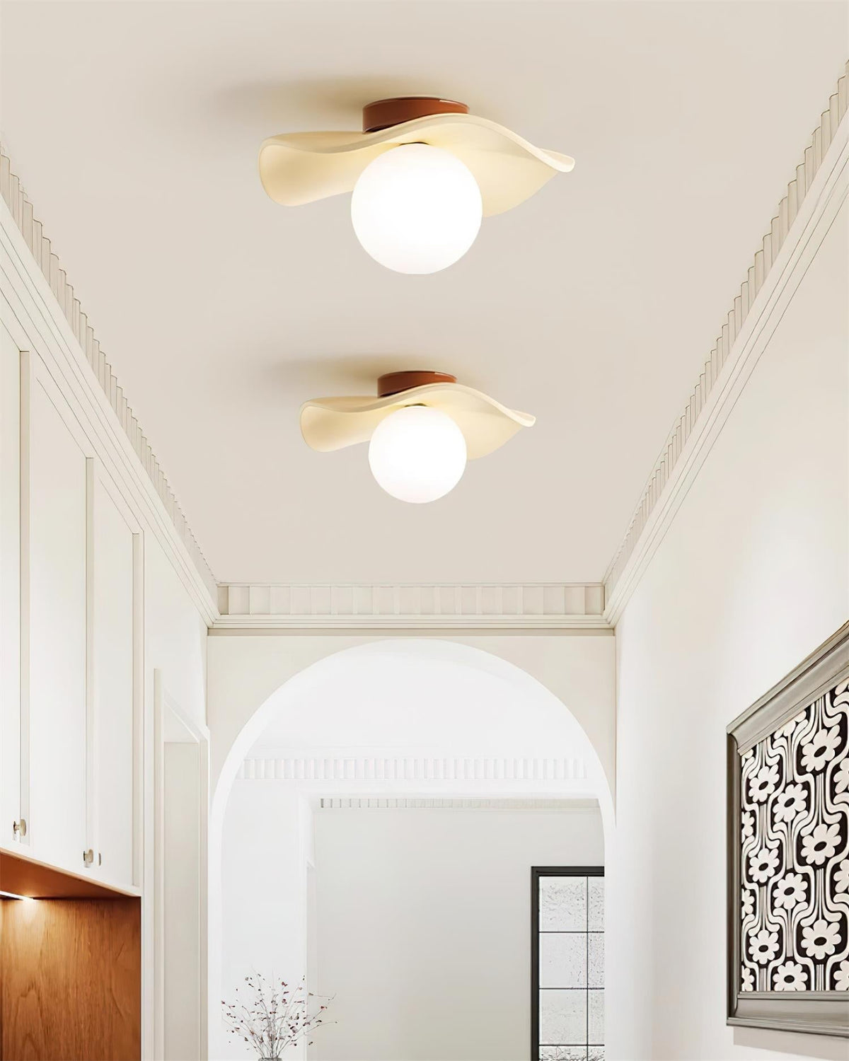 Wave Ceiling Light-Neutral Decor