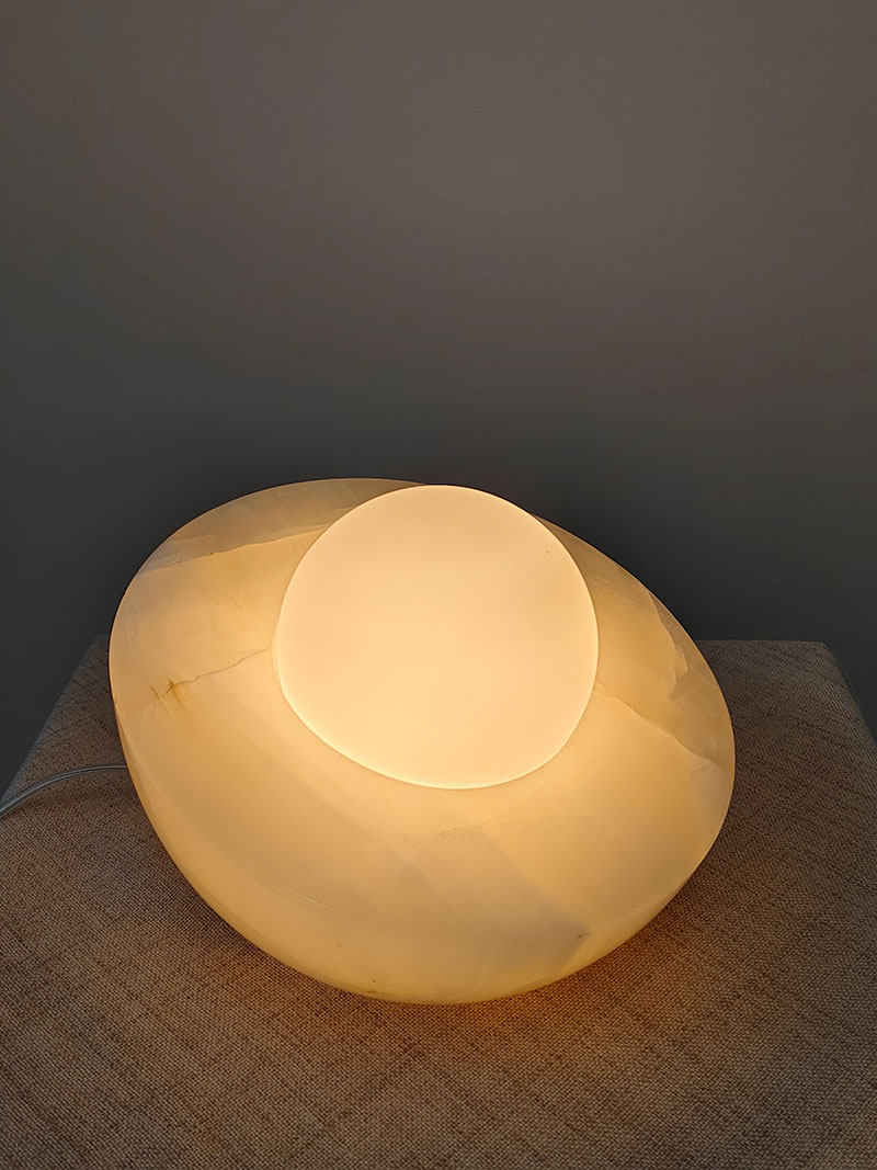 Fryle Lampe de Table Minimaliste en Jade