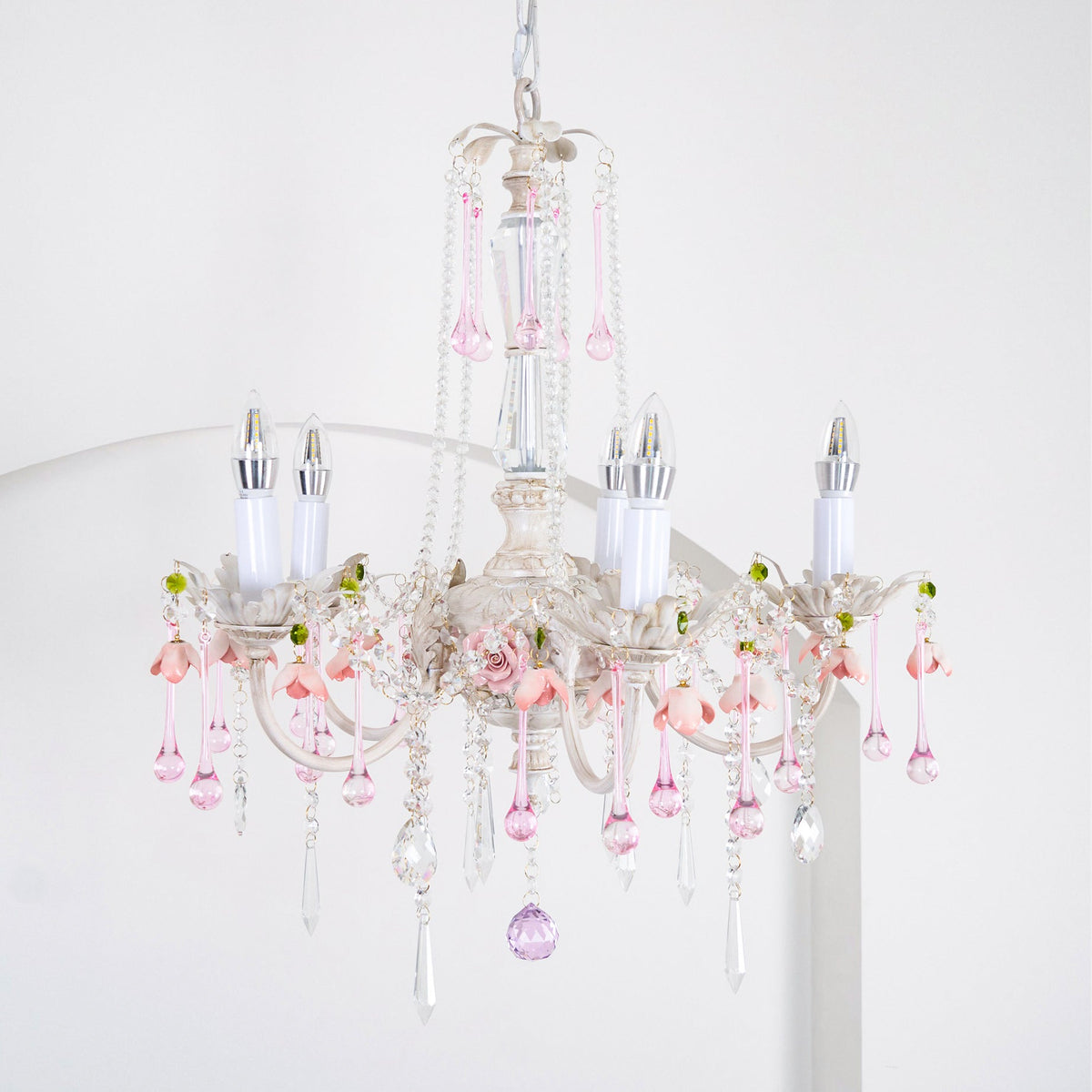 Cusoren Lustre Postmoderne De Luxe Céramique Rose