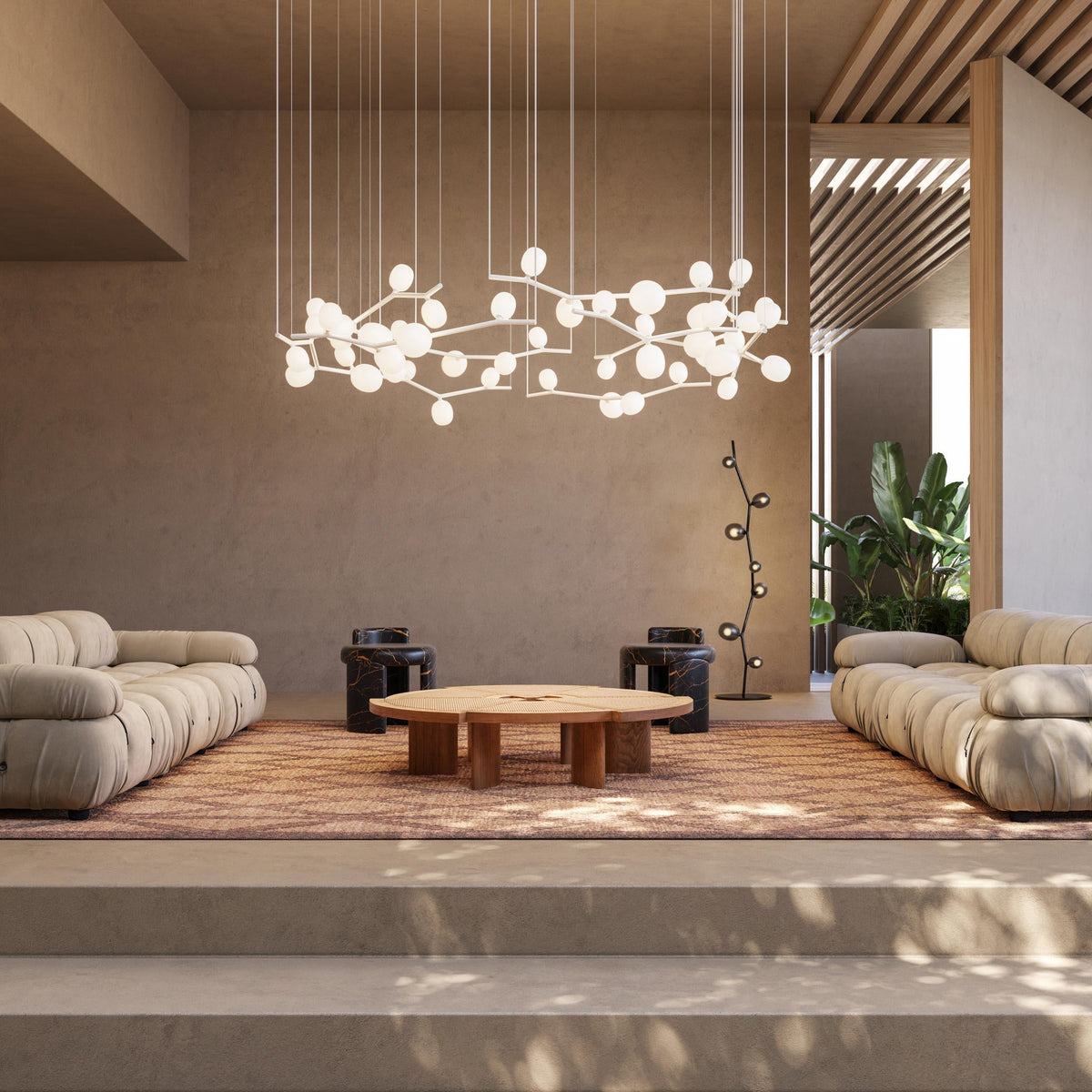 Bariven Suspension Horizontale Verre Moderne-Cielum