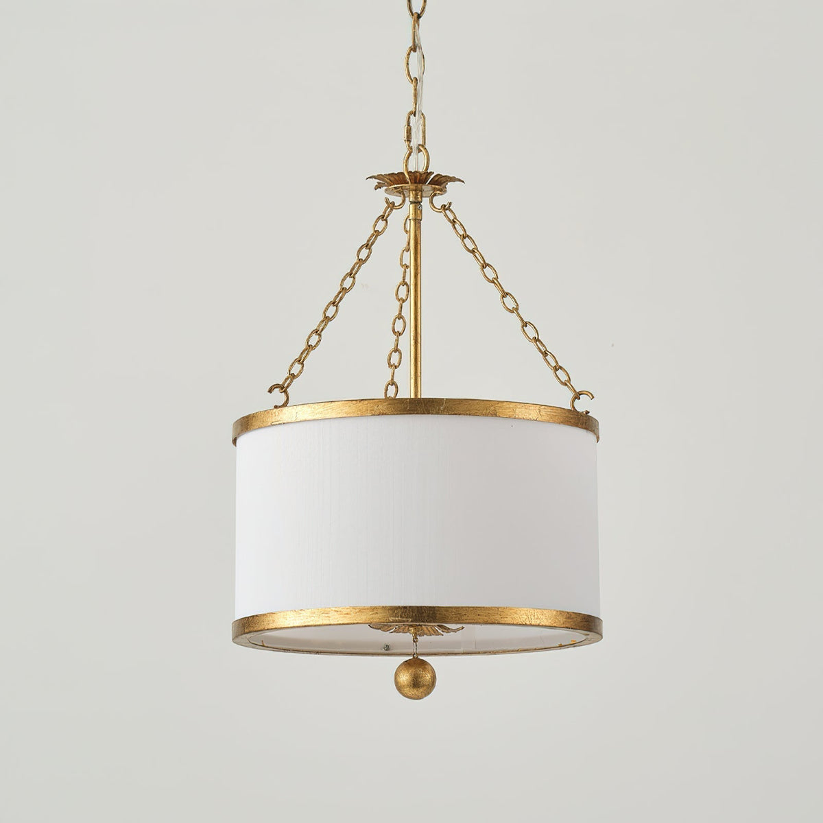 The silver Kian Pendant Light over a kitchen island.