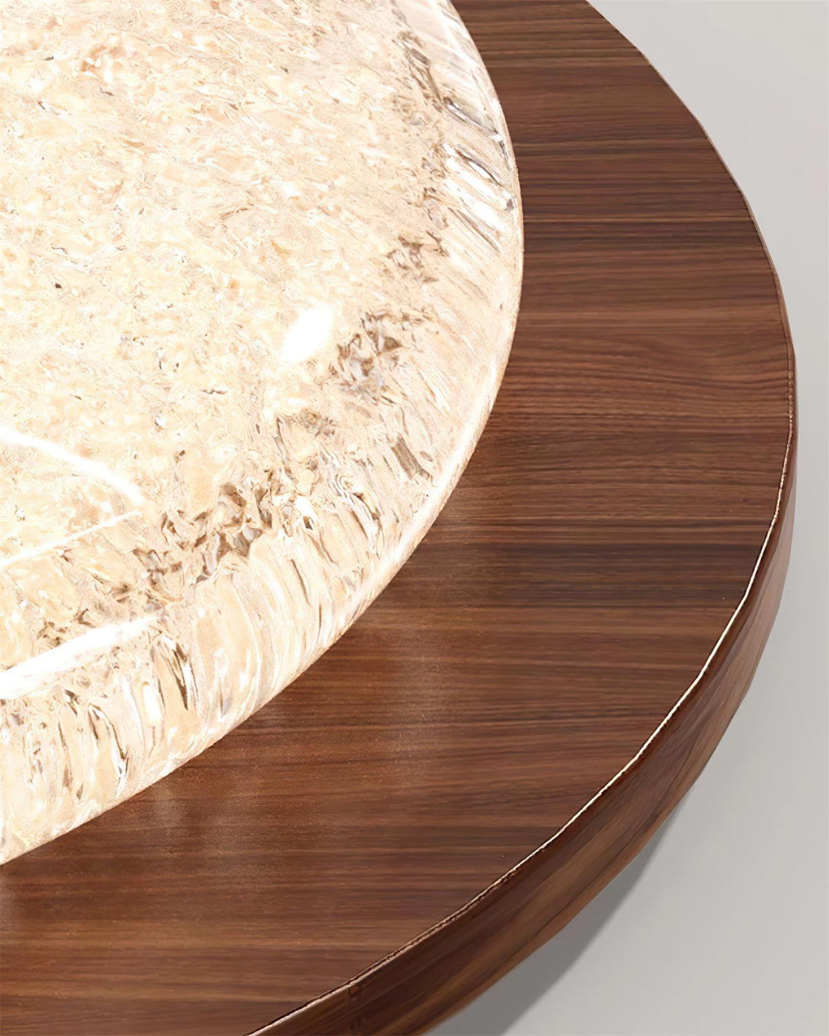 Ririxenor Plafonnier Résine Texturée Ton Bois LED-Cielum