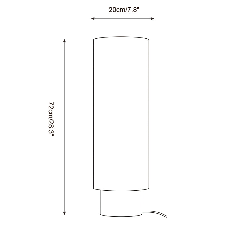 Alderielle Lampe de Table en Bois Noyer