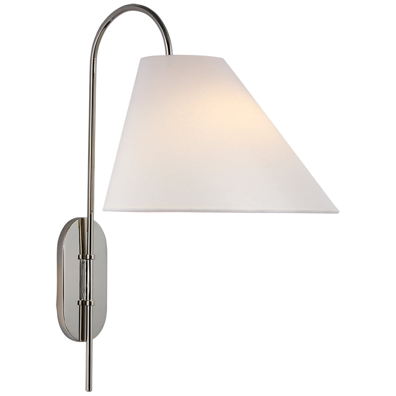 Quinelise Applique Murale Laiton Tissu Minimaliste Moderne