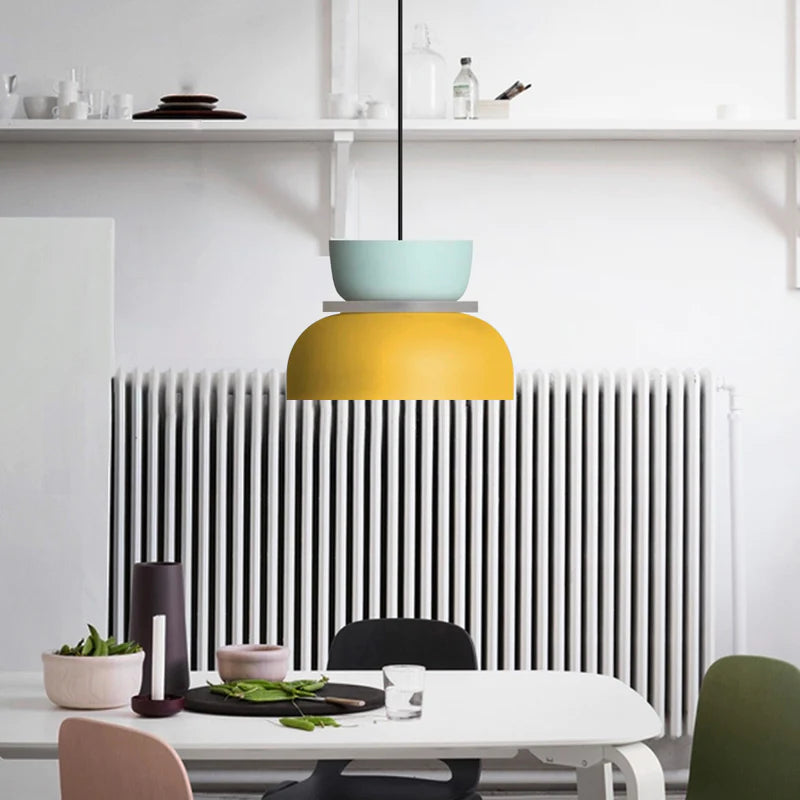 Sareno Suspendue Industrial Contrast Color Island Salon-Cielum