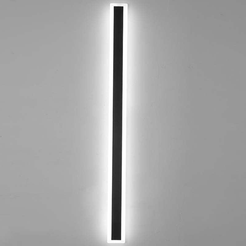 Rivin Moderne LED Applique Murale Extérieure Noir-Cielum