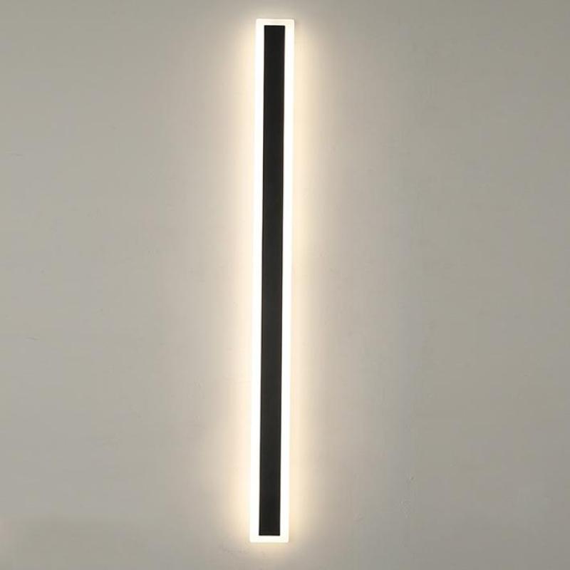 Rivin Moderne LED Applique Murale Extérieure Noir-Cielum
