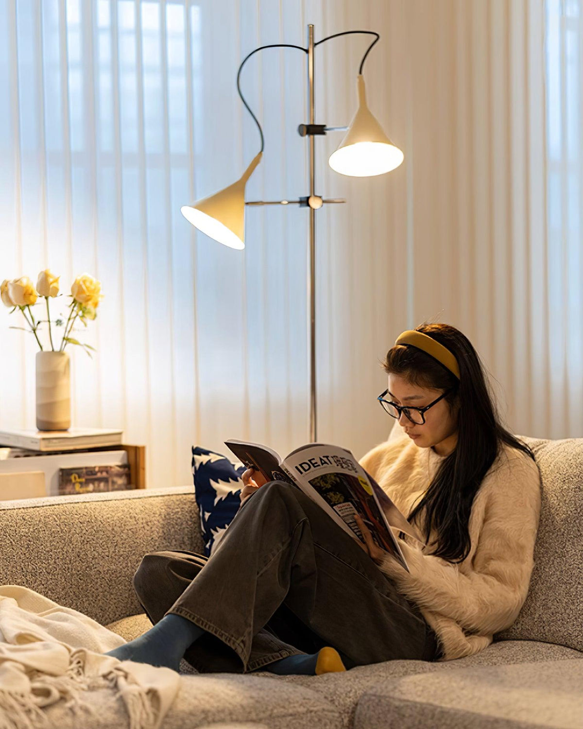 Elys Lampadaire Moderne