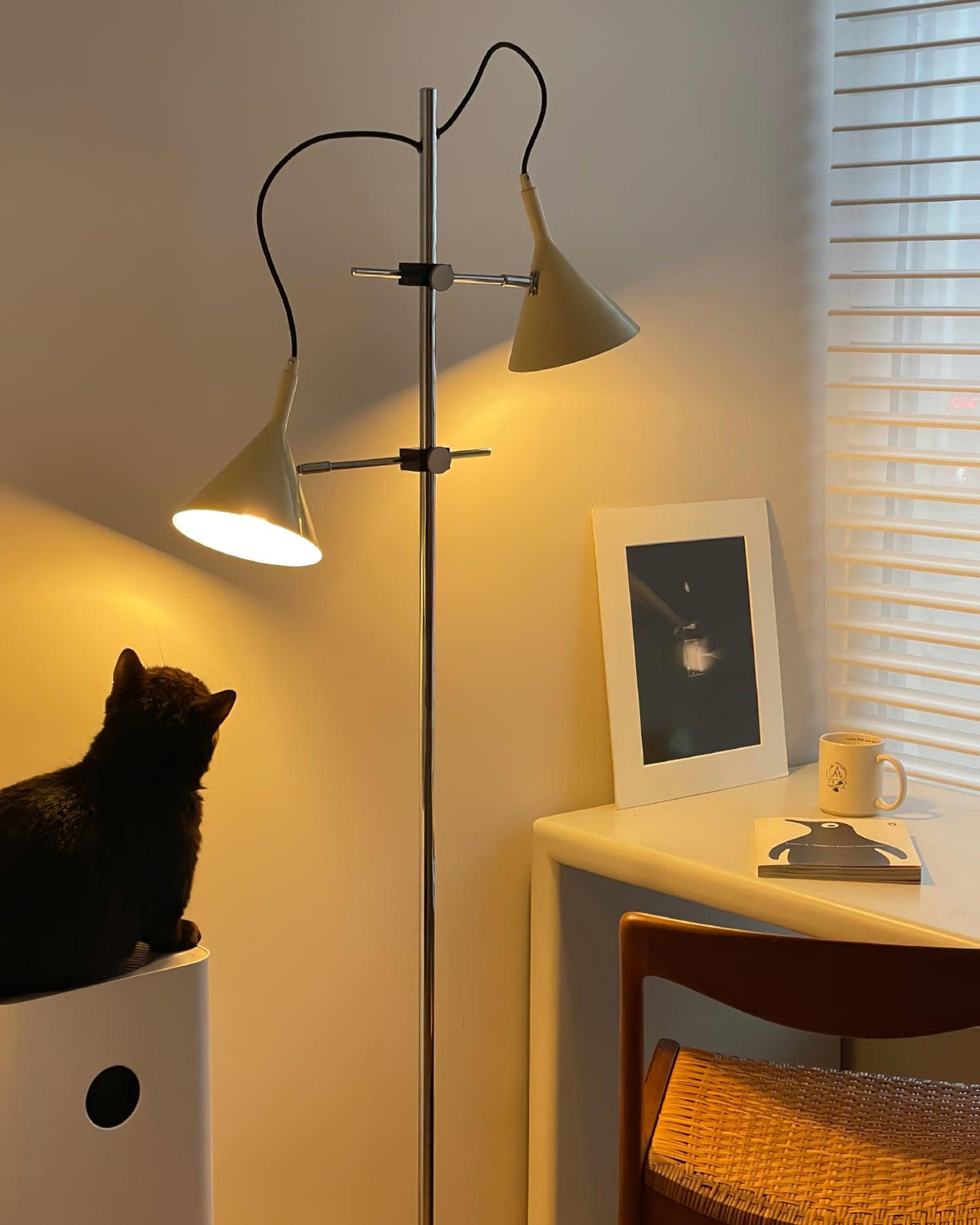 Lampadaire en Laiton
