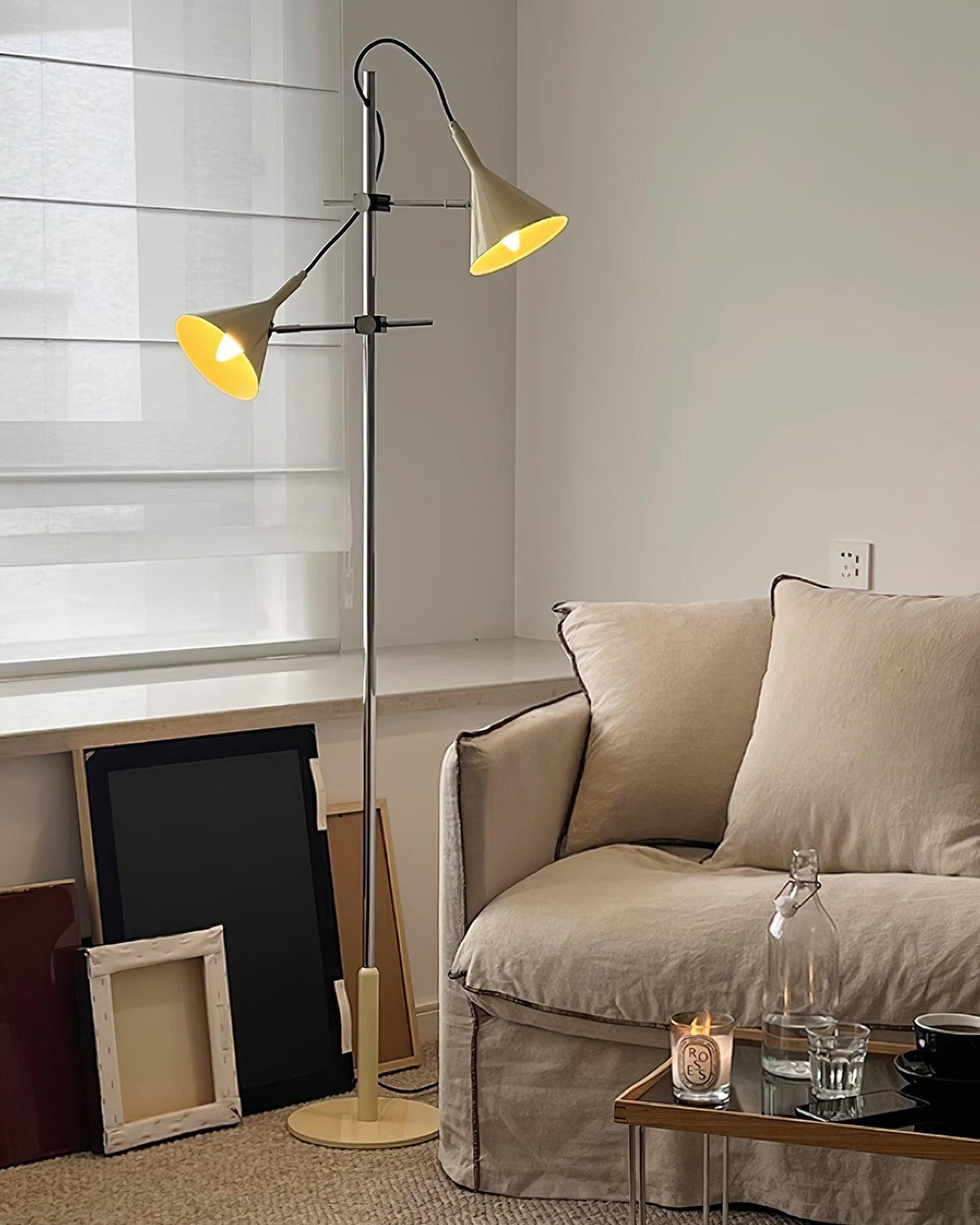 Lampadaire en Laiton