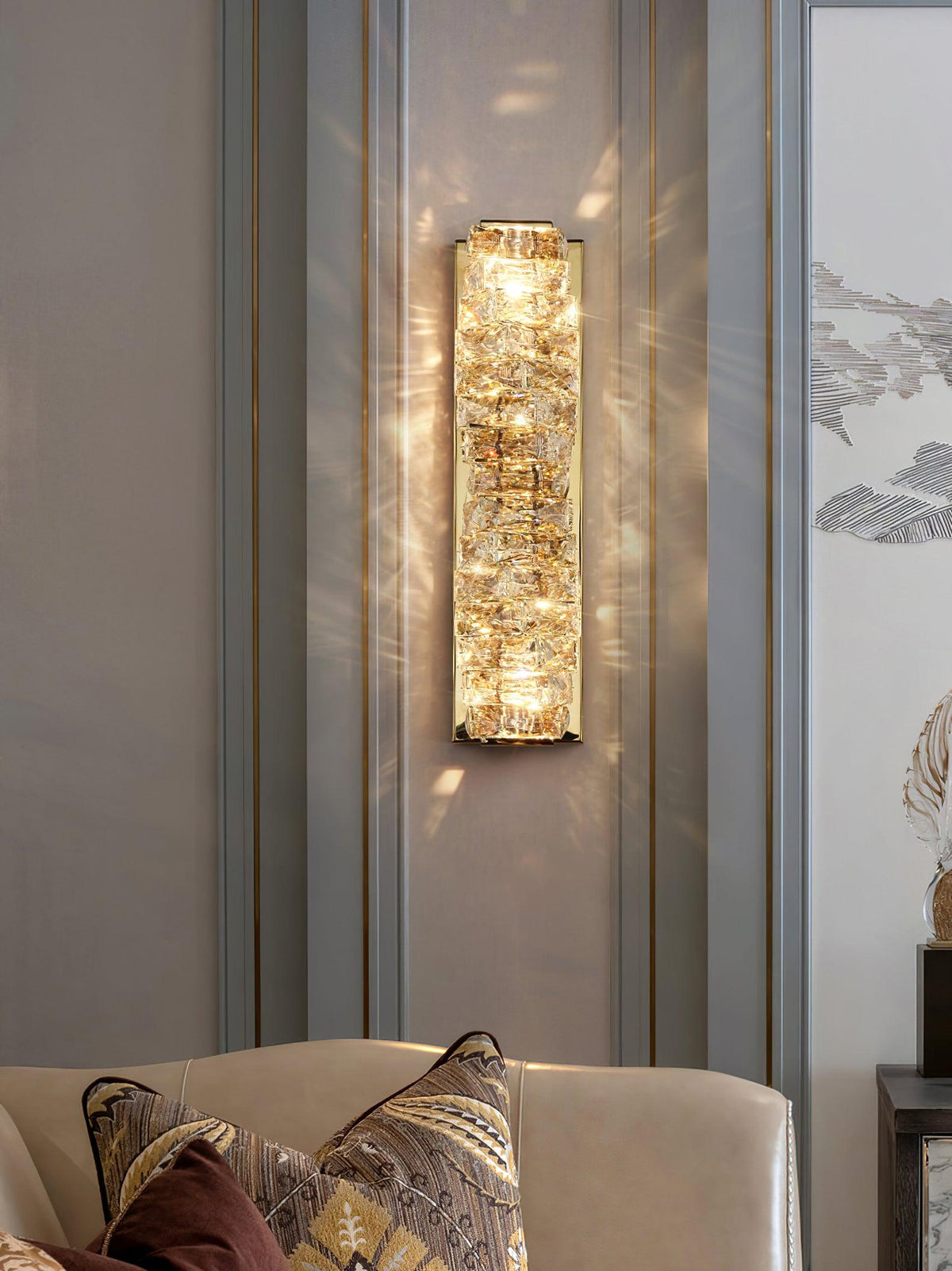 Tevelo Applique Murale Cristal de Luxe Postmoderne-Cielum