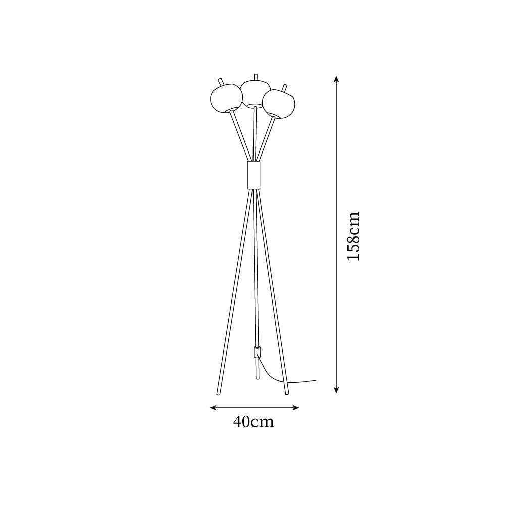 Trio Lampadaire