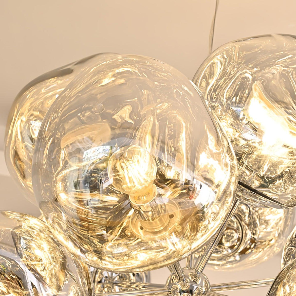 Esola Cluster Glass Pendant Light-Neutral Decor