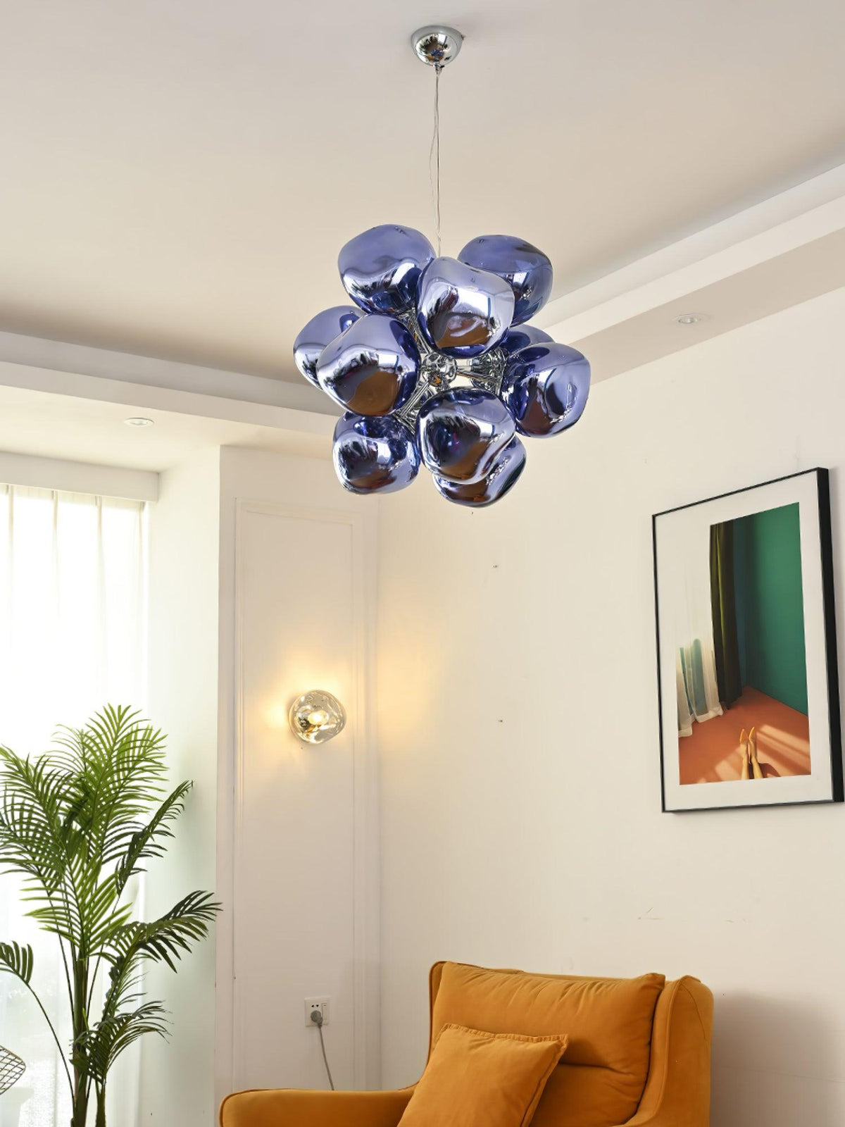 Esola Cluster Glass Pendant Light-Neutral Decor