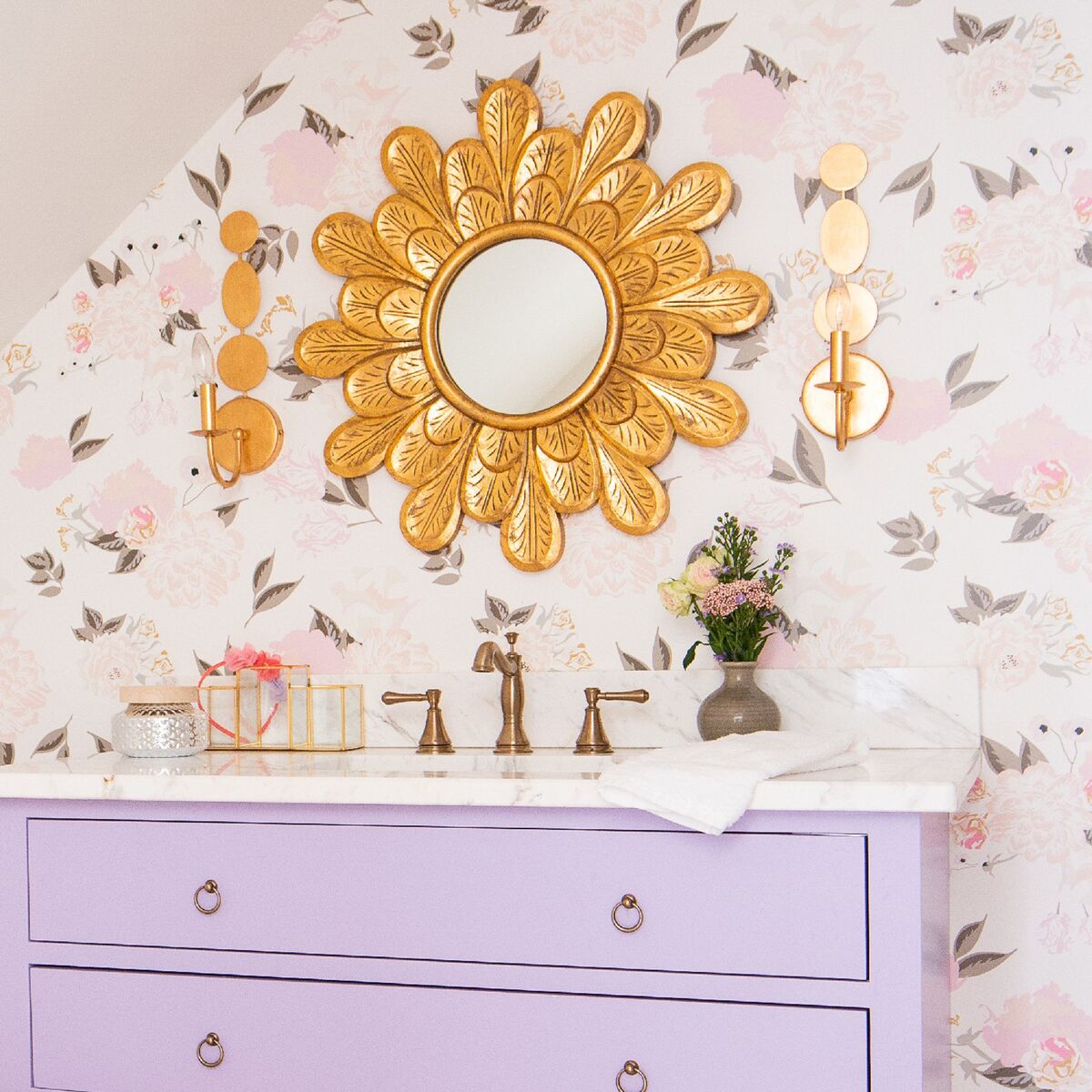 Linanne Lampe Murale en Métal Laiton Premium Traditionnel