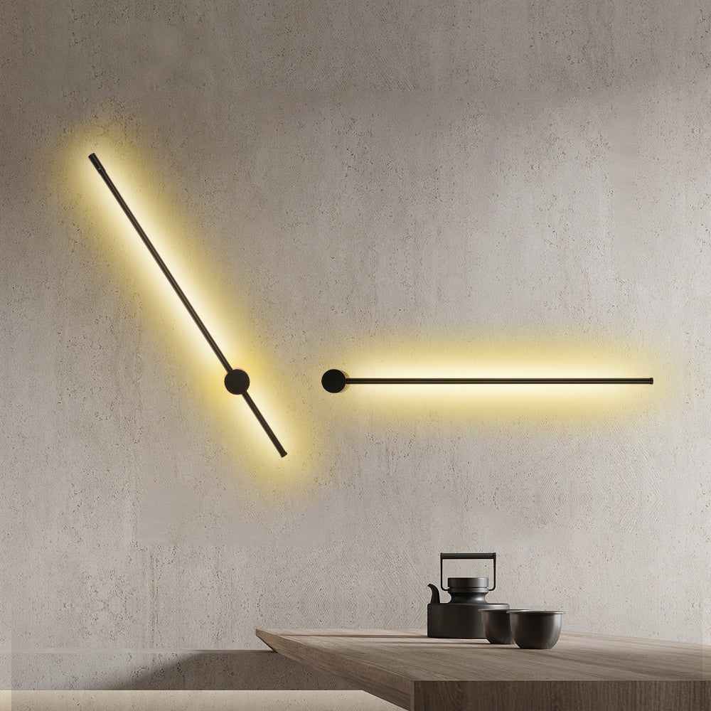 Sirixen Applique Murale Intérieure LED Moderne. Rotative. Métal. Noir. Salon-Cielum