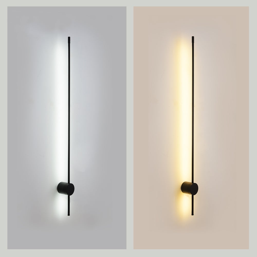 Sirixen Applique Murale Intérieure LED Moderne. Rotative. Métal. Noir. Salon-Cielum