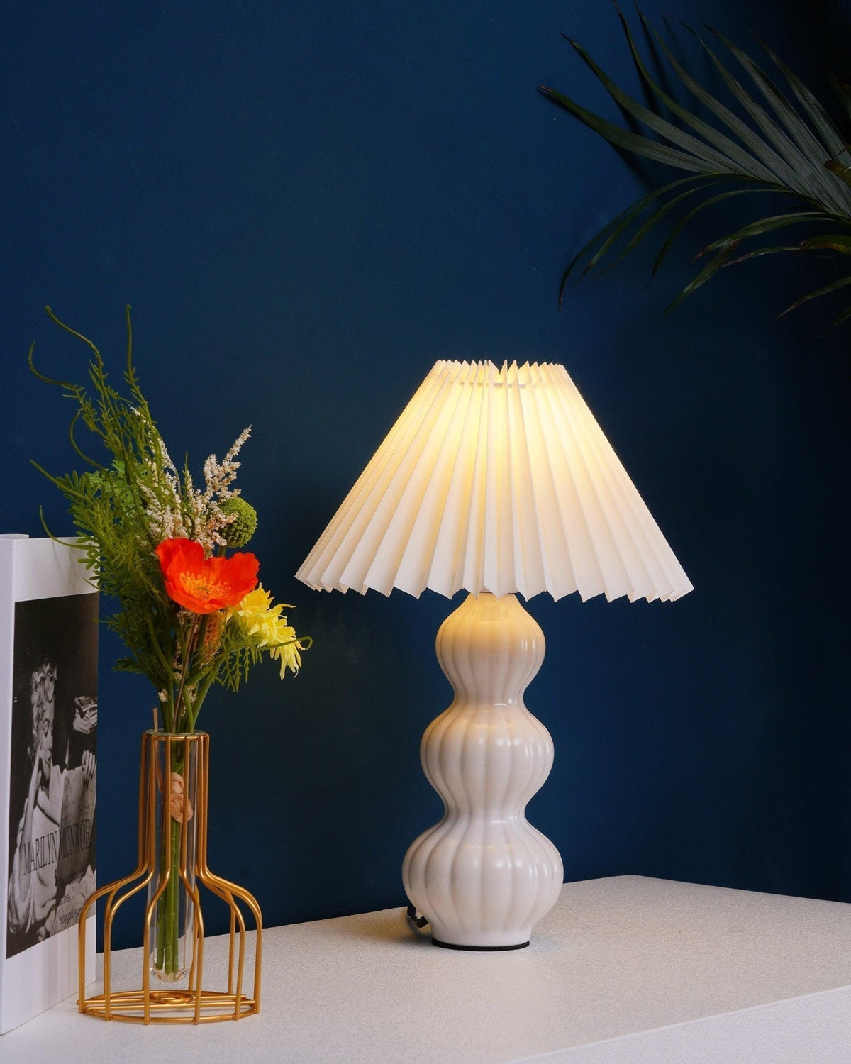 Hart Lampe de Table Vintage en Tissu