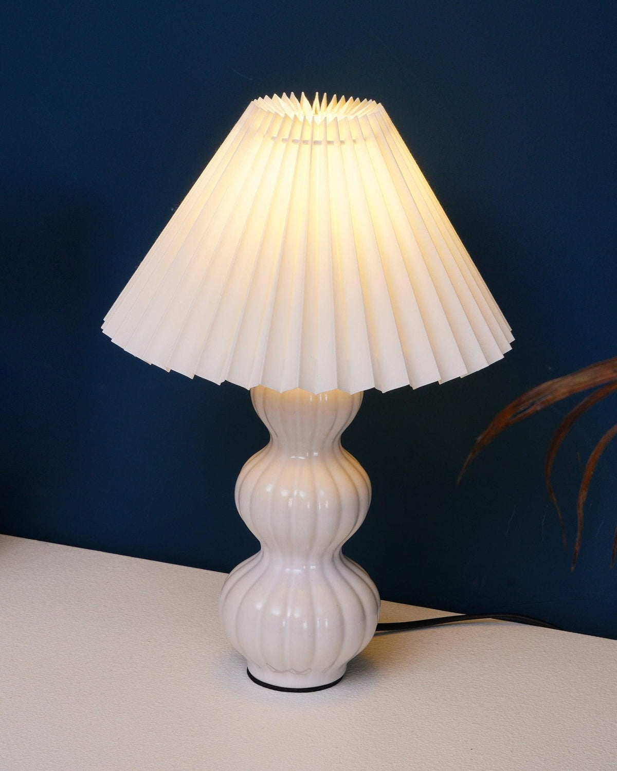 Hart Lampe de Table Vintage en Tissu