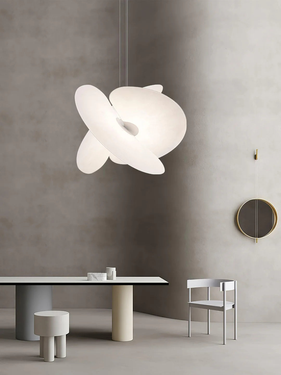 Levante Pendant Light in a serene bedroom setting.