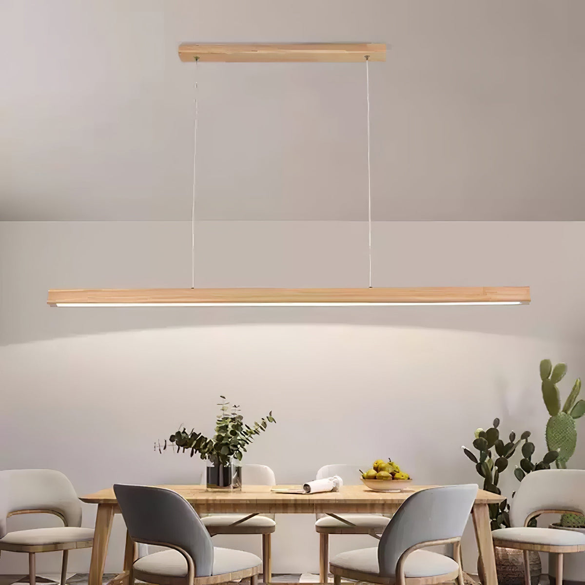 Develo Suspension linéaire minimaliste en bois-Cielum