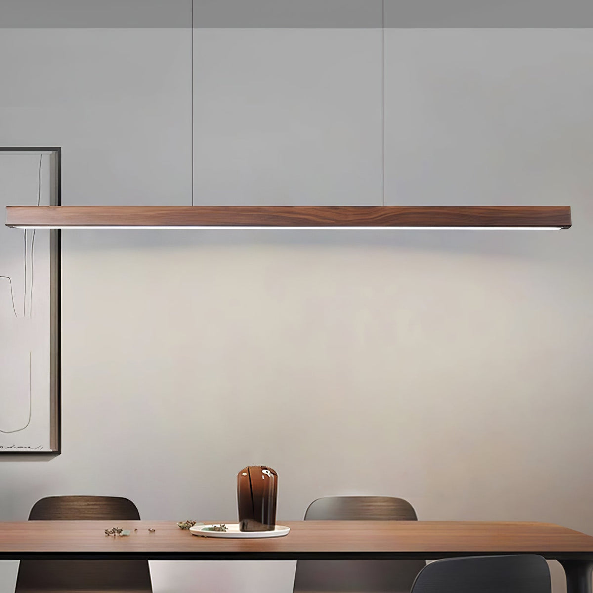 Develo Suspension linéaire minimaliste en bois-Cielum