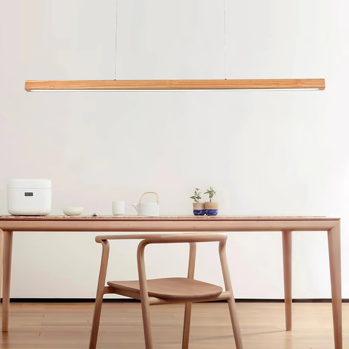 Develo Suspension linéaire minimaliste en bois-Cielum