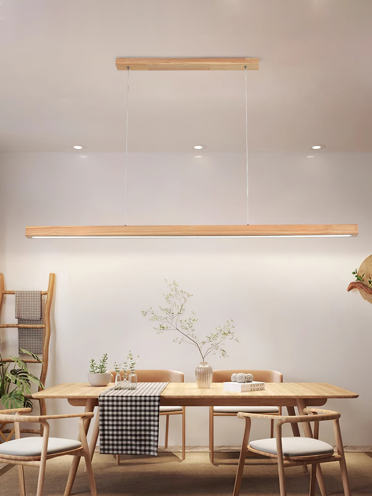 Develo Suspension linéaire minimaliste en bois-Cielum