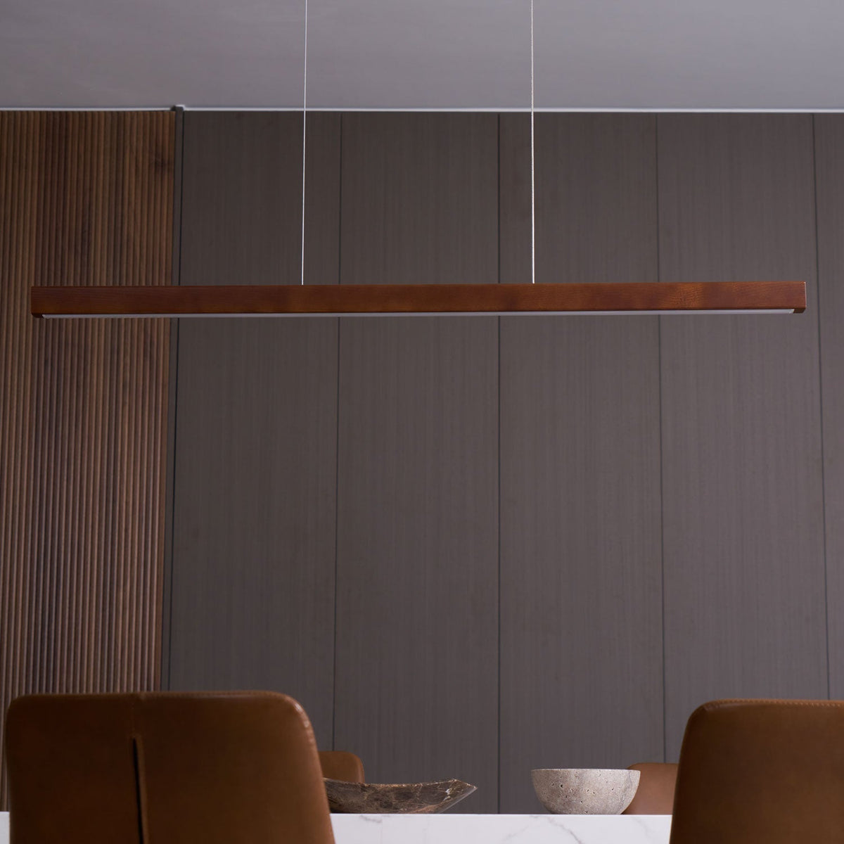 Develo Suspension linéaire minimaliste en bois-Cielum
