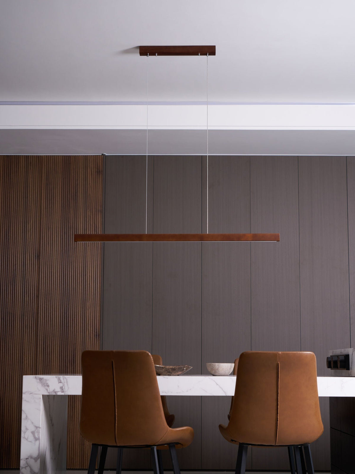 Develo Suspension linéaire minimaliste en bois-Cielum