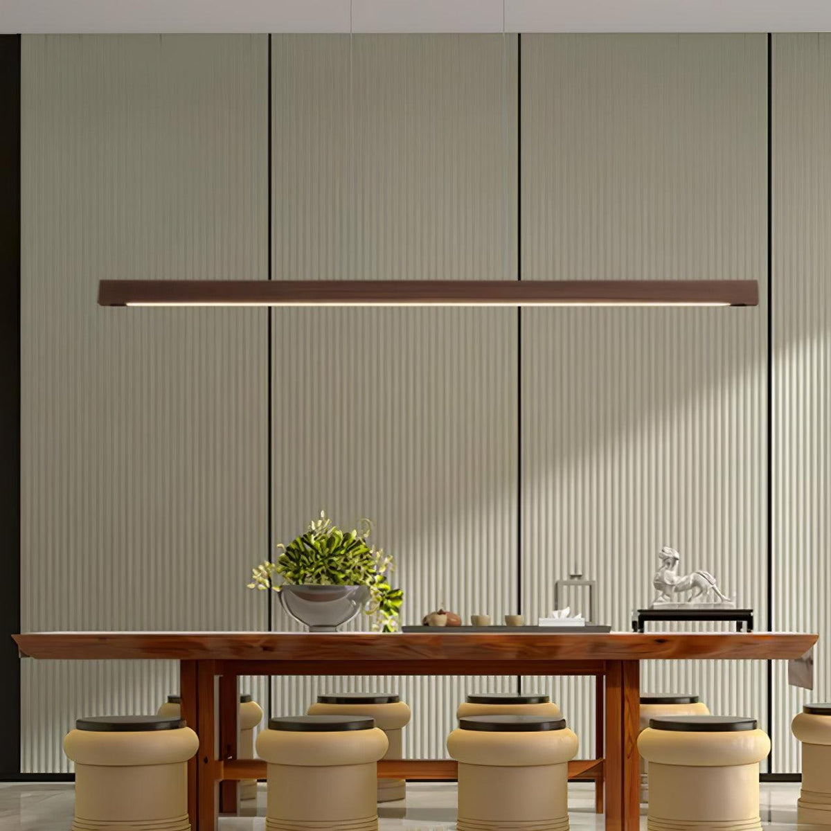 Virevon Suspension Linéaire Design en Bois-Cielum