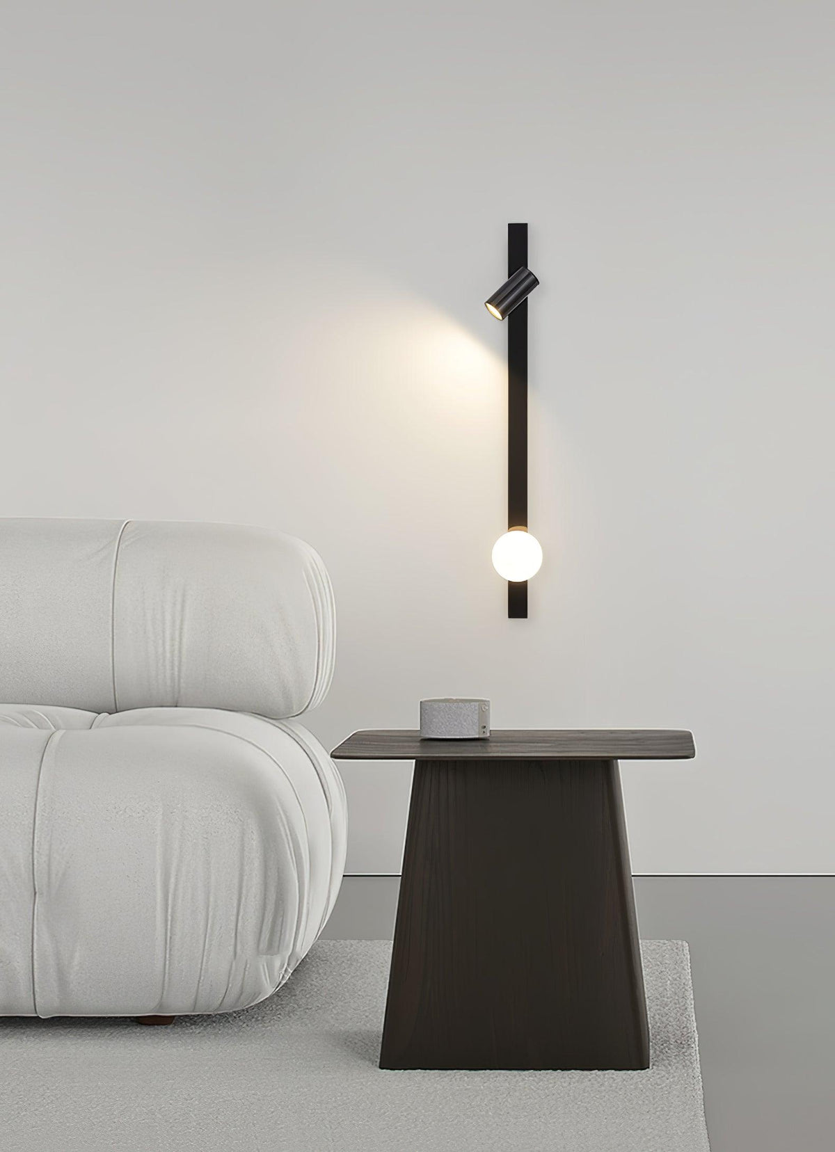 Aloz Applique Murale Minimaliste en Laiton Et Verre