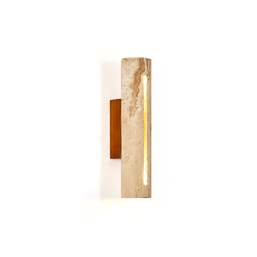Nissa Travertine Wall Light-Neutral Decor