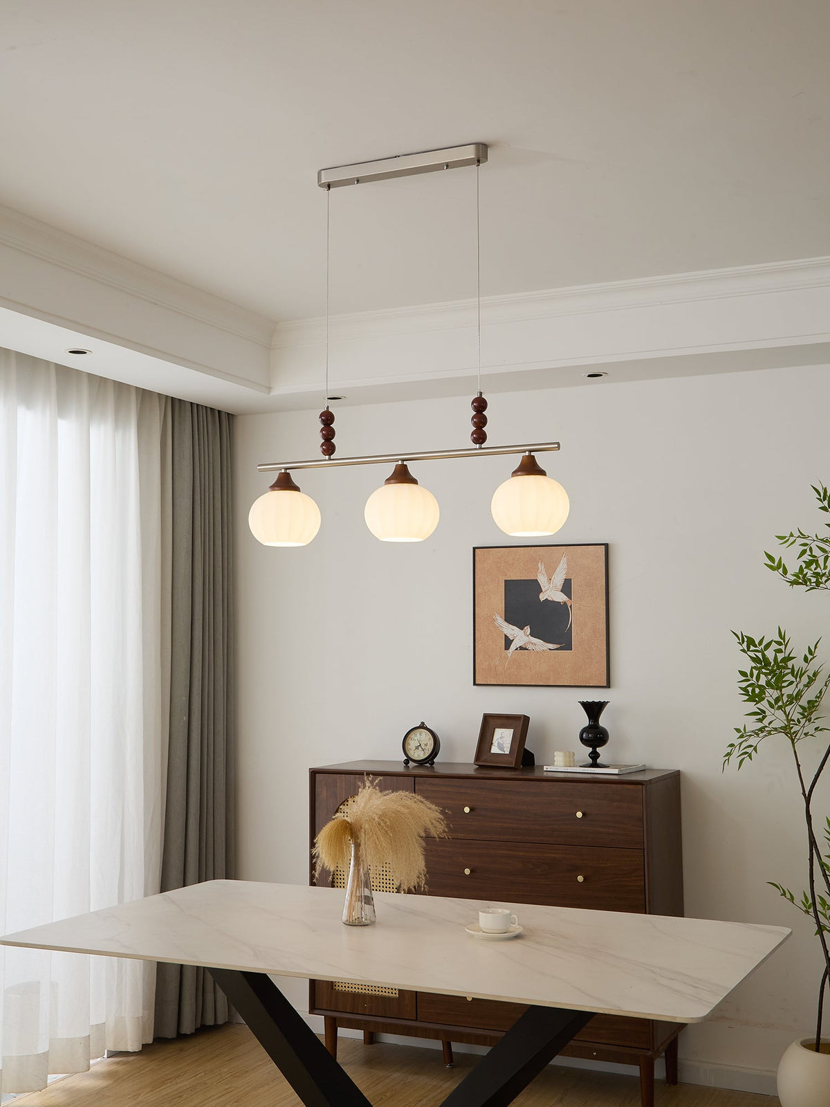 Nyla Suspension en Verre Rétro