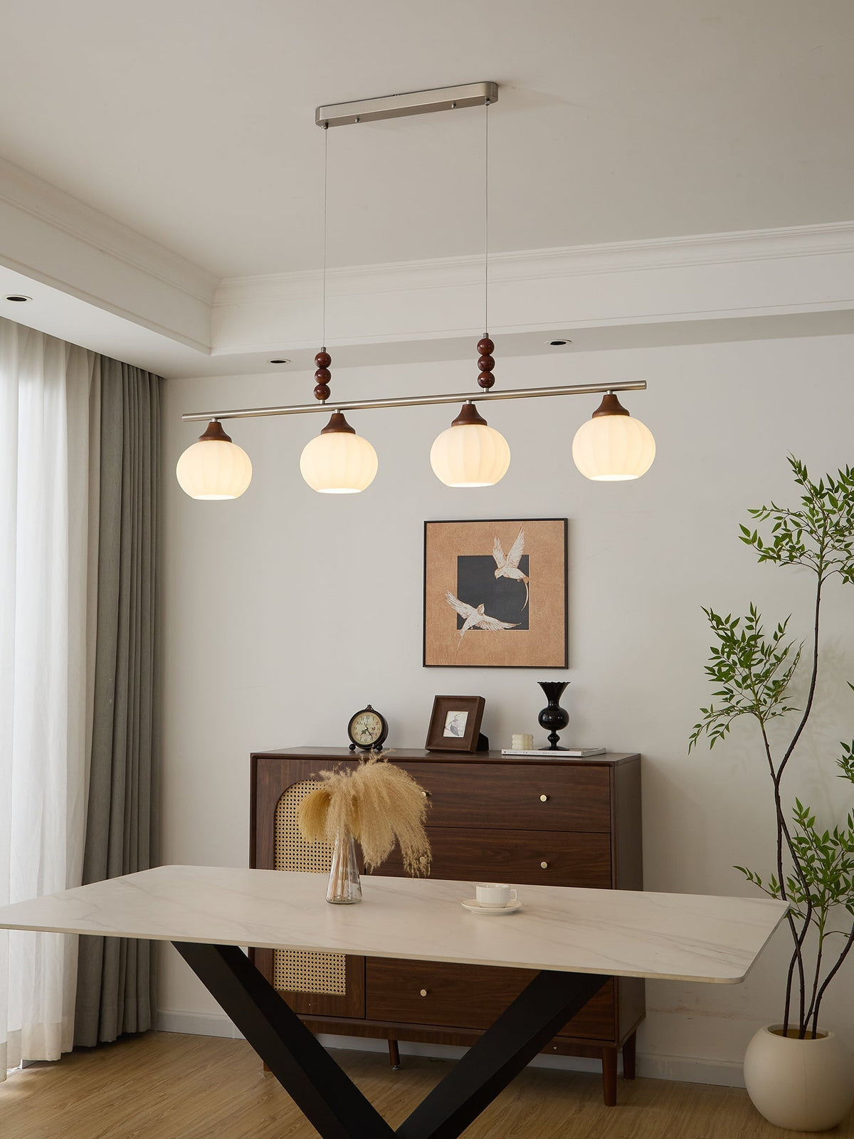 Nyla Suspension en Verre Rétro