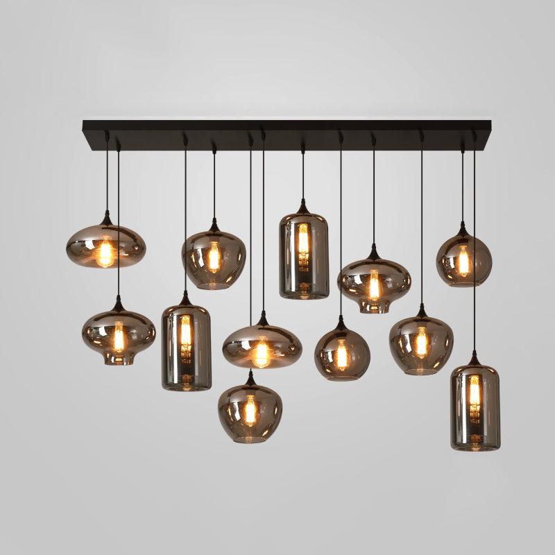 Nerel Suspension en Verre Industrielle Chic-Cielum