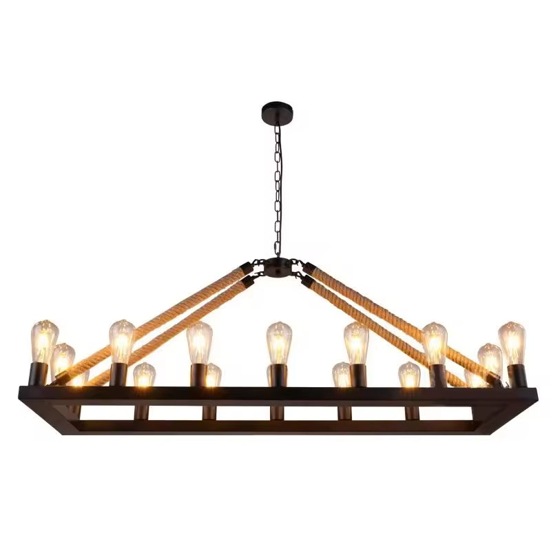 Epoch Design LED Vintage Industrielle Lampe Suspension En Métal Restaurant Bar