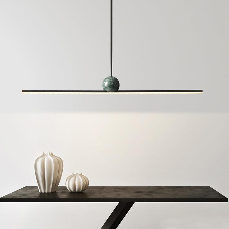 Sevelo Suspension Linéaire Minimaliste en Marbre-Cielum