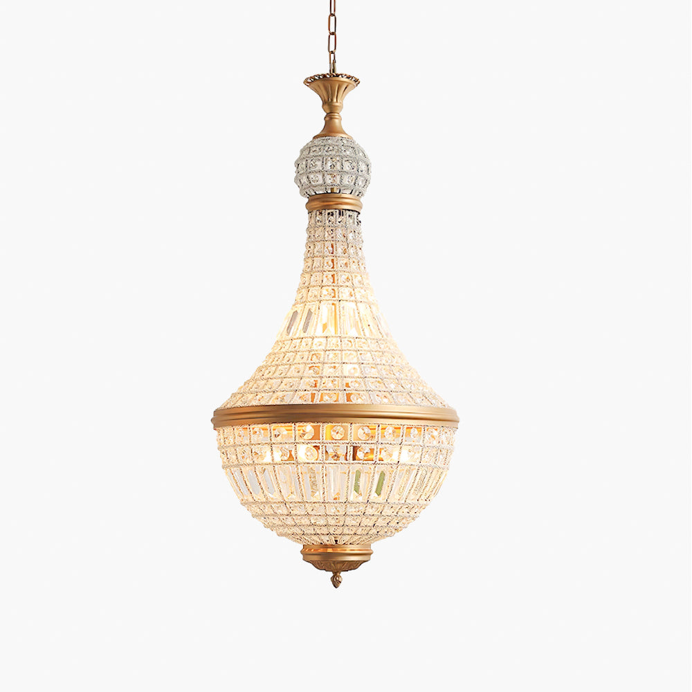 Auristella Crystal Chandelier-Neutral Decor