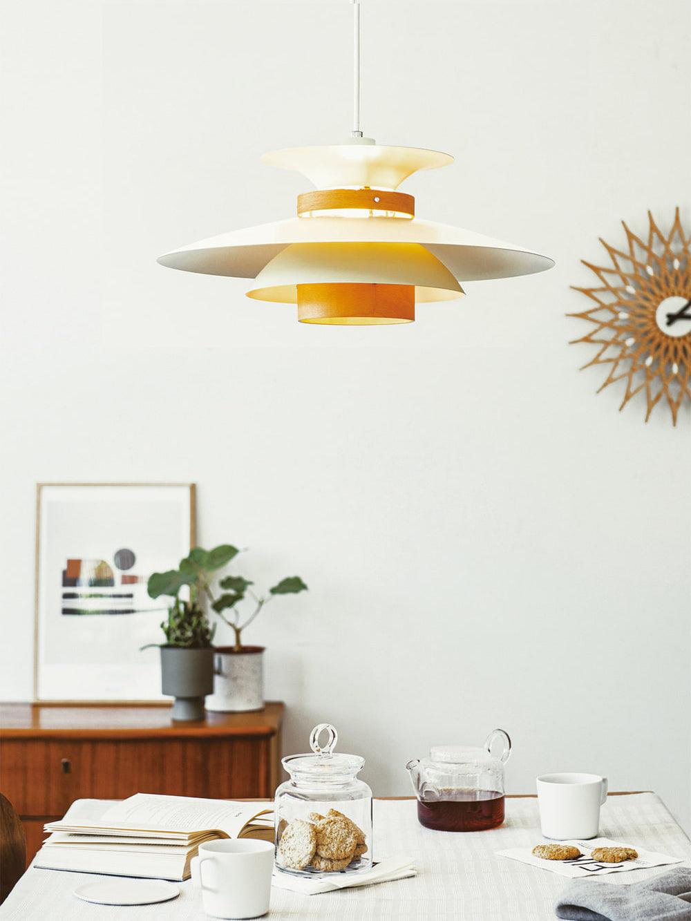 Vazen Suspension Bois Acier-Cielum