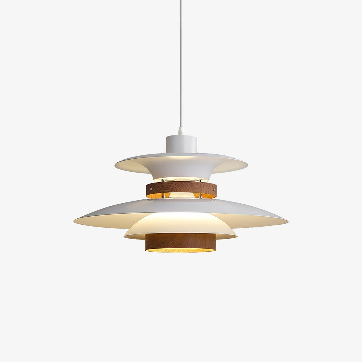 Vazen Suspension Bois Acier-Cielum