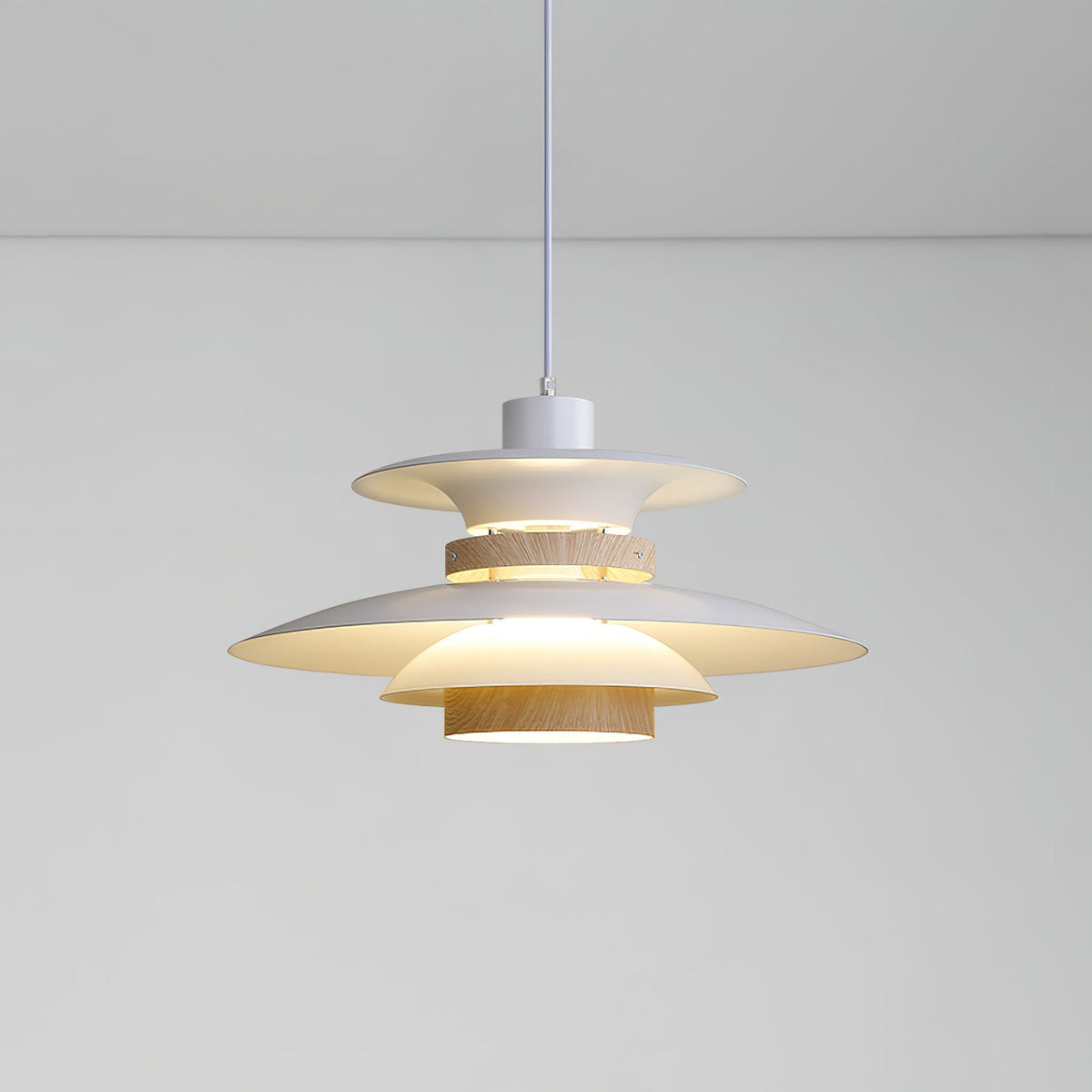 Vazen Suspension Bois Acier-Cielum