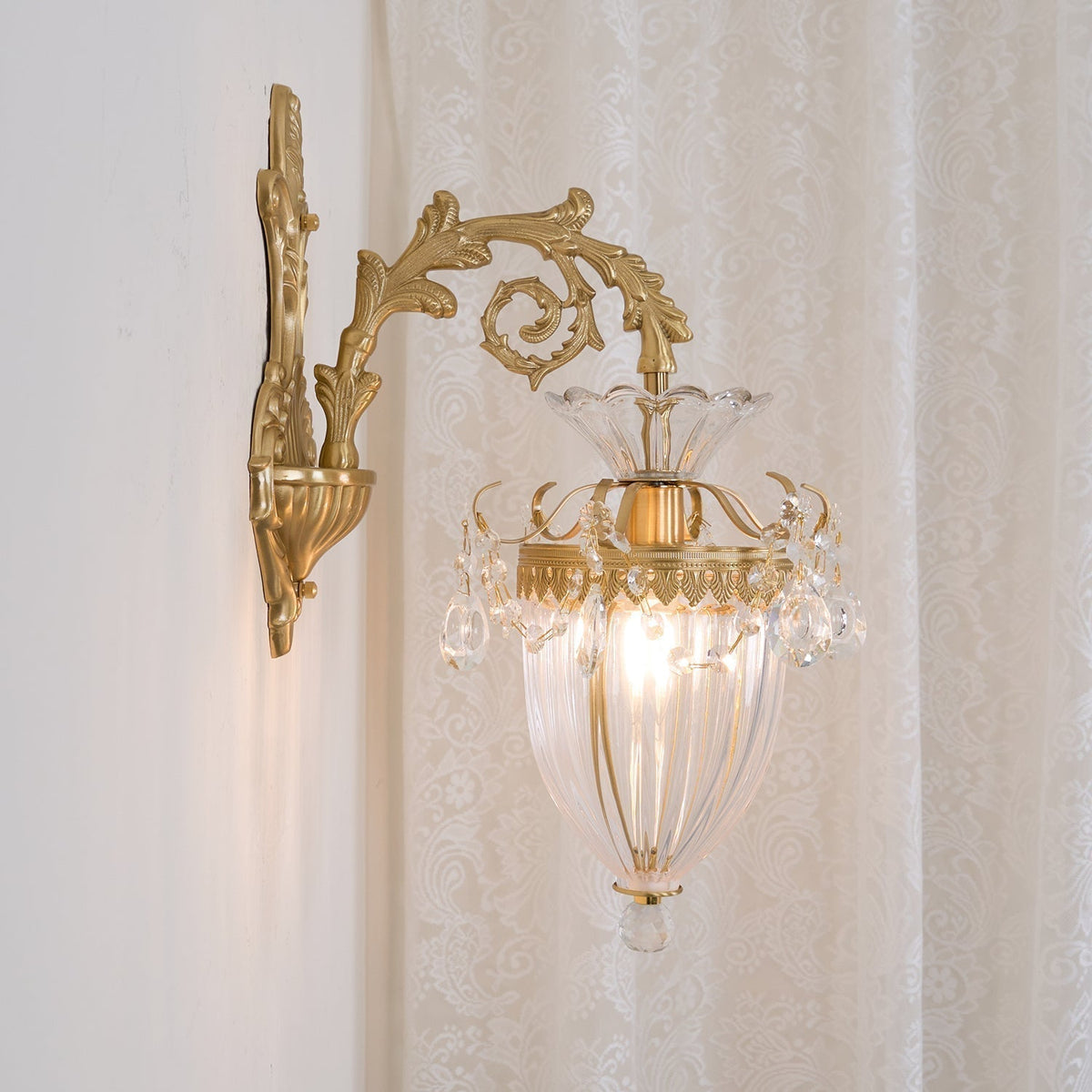 Vireon Wall Lamp Gold Double Sconce Modern-Neutral Decor