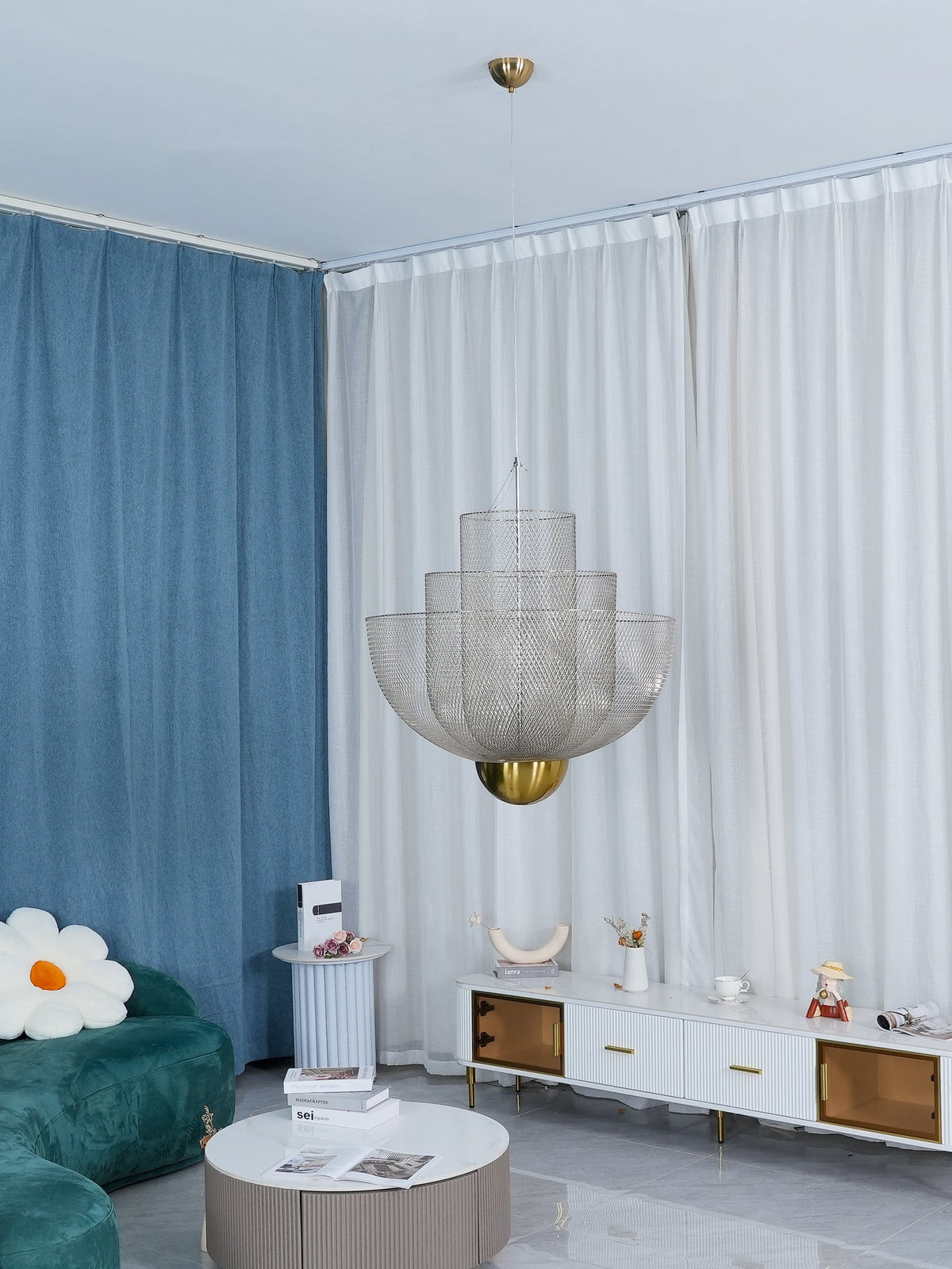 Sostel Lustre Meshmatics Suspendu Radieux-Cielum