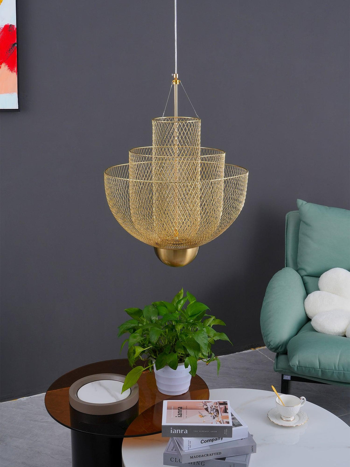 Sostel Lustre Meshmatics Suspendu Radieux-Cielum