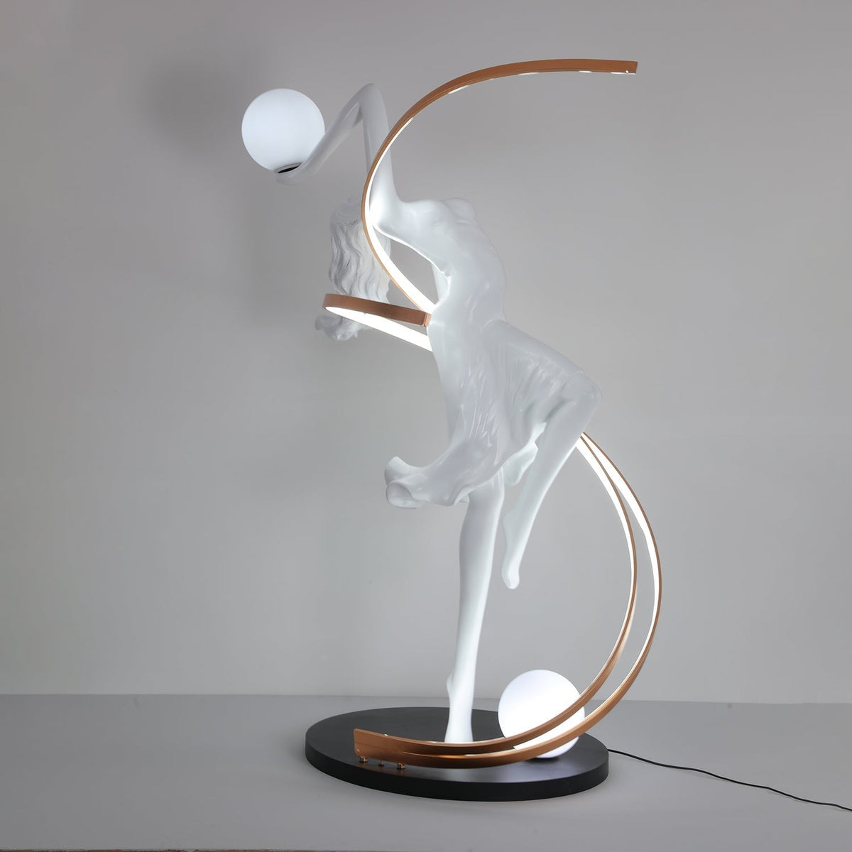 Mirorelia Lampadaire Statue de Déesse Élégant