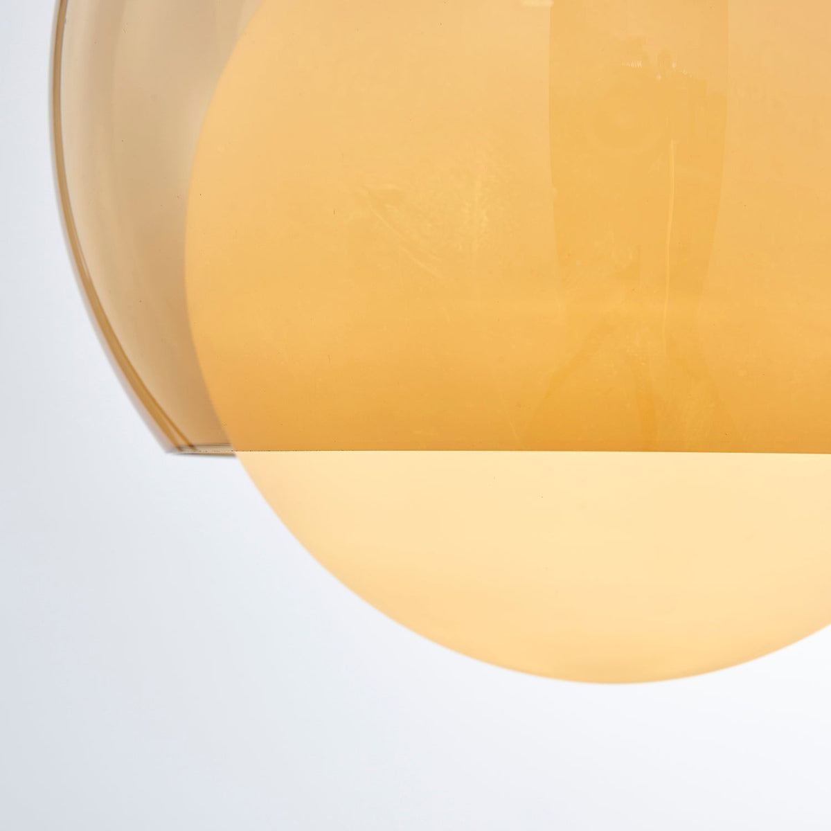 Pendant Light Double Globe Shade Glass Modern Minimalist Ambient-Neutral Decor